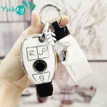 For Mercedes Benz A B C S Class AMG GLA CLA GLC W176 W221 W204 W205 TPU Car Key Case Cover Key Bag Protector Holder Shell