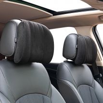 Cuscino per il collo del poggiatesta dell'auto Forbell in tessuto scamosciato con cuscino per il collo dell'auto in schiuma viscoelastica per il poggiatesta dell'auto