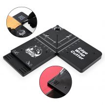 FOSHIO Edge Wrap Cutter modello di taglio in plastica per mobili tavolo pellicola protettiva applicazione strumento di taglio angolare in vinile per auto