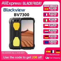 Blackview BV7300 telefono robusto 6.67 ''HD + IPS 90Hz Display Dual Camping Light NFC 15000mAh 45W ricarica rapida Android 14 cellulare