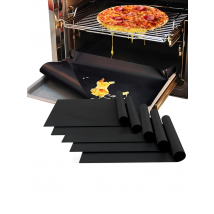 Oven Bottom Liners Non Stick Barbecue Grill Mats Reusable Kitchen Toaster Liner Air Fryer Cooking Heat Resistant Baking Paper