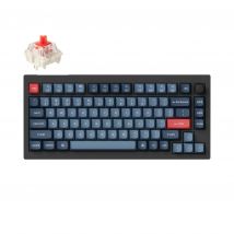 Keychron-Teclado mecánico personalizado V1 Max QMK, accesorio completamente ensamblado, 2,4 GHz y Bluetooth, inalámbrico, doble disparo, OSA PBT