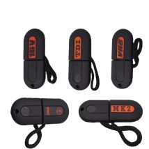 Cocolockey Schlüsselgehäuse Passend für VW 16V VR6 TDI MK2 MK3 G60 GLI 8V Golf Schlüssel HU49 Ungeschnittener Schlüssel mit LED-Beleuchtung OHNE LOGO