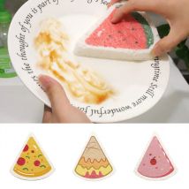 4 stücke Küche Geschirrs pül schwamm niedlichen Cartoon komprimierten Holz zellstoff Schwamm Scheuer schwamm Küchen topf Wisch geschirr Reinigungs werkzeuge