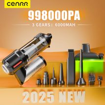 CENRR 998000 Aspirapolvere per auto PA Potente mini aspirapolvere portatile senza fili per elettrodomestici Soffiatore portatile per auto