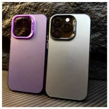 Fonda Laser Metallic Aurora Custodia in colore opaco per Xiaomi Redmi Note 14T 14C 5G 14 13 12 11 10 9 Pro Plus 4G Cover rigida antiurto