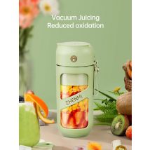 Spremiagrumi sottovuoto - 12 lame in acciaio inossidabile, tazza portatile da 380 ml, tazza per succo adatta alla cannuccia con design anti-perdite