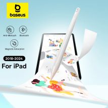 Baseus Bluetooth-Eingabestift der 3. Generation für Apple Pencil Palm Rejection, kompatibel mit iPad Pro Mini Air 2024 2022–2018 für Apple Pen