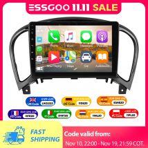 ESSGOO DAB+ Android 15 32/64GB Car Stereo GPS For Nissan Juke F15 2010-2016 Wireless Carplay USB GPS Navi WIFI Touchscreen