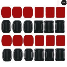 Curved Flat Adhesive Mounts Sticker Mount for GoPro Go Pro Hero 12 11 10 9 8 Xiaomi Yi 4K SJCAM Helmet Action Camera Accessories