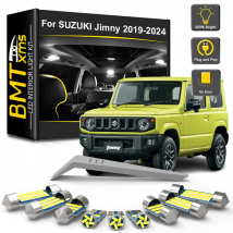 BMTxms 6PCS For Suzuki Jimny 2019 2020 2021 2022 2023 2024 Car LED Interior Light Bulb Kit LED Map Trunk Lamp Canbus Accessories