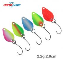 Löffel Fischerei Locken 2,2g Forellen Locken Metall Löffel Köder Isca Künstliche Angeln Köder Pesca Angeln Tackle