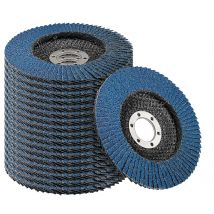 10PCS 4.5Inch Abrasive Flap Wheel Polishing Flap Disc for Angle Grinder Metal Aluminum Stainless Steel Sharpening Deburring