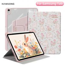 Mit Stifthalter-Hülle für Samsung Galaxy Tab A9 Plus Cover Galaxy Tab S10 S7 S9 FE S8 plus 12,4 13,1 S9 11 10,9 A8 8,7 Hüllen
