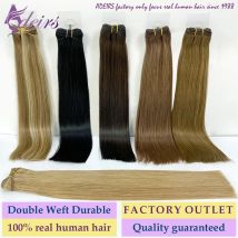 ADEIRS Gerade Menschliches Haar Schuss Bundles Europäischen Remy Natürliche Menschenhaar Verlängerung 14 "-24" Kann Lockige Doppel haar Spinnt Blonde