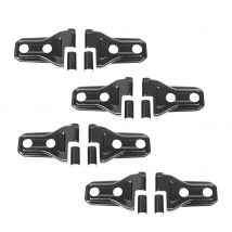 8 Teile/satz Auto Tür Scharnier Abdeckung Trim Dekoration Fit Für Jeep Wrangler JL JT 2018 2019 2020