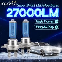 100 W Auto Scheinwerfer 27000LM Super Helle Halogen Glühbirne H1 H4 H7 H11 9005 HB3 9006 HB4 12 V 6000 K Nebel Lichter Fahren Lampe