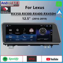 RX350 Android 14 Qualcomm Per Lexus RX400 RX300 2019 CarPlay Autoradio Stereo Navigazione GPS Lettore Multimediale Netflix HD Schermo