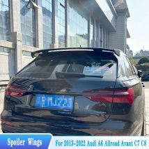 Für 2013-2022 Audi A6 Allroad Avant C7 C8 Hinten Dach Spoiler Flügel ABS Material Auto Tuning Teile Body kit Zubehör Dekorative