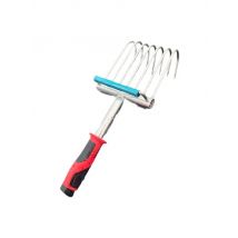 Hand Rake Gardening Tool Garden Rake Soil Tiller Garden Weeding Rake Multi-use Agricultural Straw Hoe Digging Gardening Tool