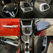 Lhd blau innen Armaturen brett Mittel konsole Gangsc haltung Außen türgriff Rückspiegel abdeckung für Hyundai i30 n Styling