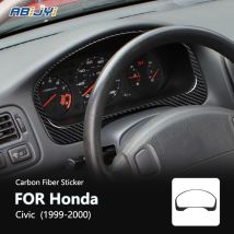 Für Honda Civic 1999 2000 Carbon Fiber Innen Auto Tacho Panel Dekoration Aufkleber Aufkleber Auto Zubehör