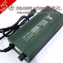 10A 15A Curren Spannung einstellbar 48V 60V 72V 84V 54,6V Li-Ion Lifepo4 Lithium Batterie Ladegerät 13S 14S 16S 20S 24S Ladung Teile