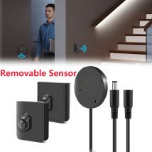 2025 New LED Controller PIR Motion Sensor Switch +RF Receiver 2 Way Control for COB LED Strip Doorway Stairs Lighting DC12V-24V