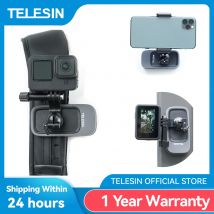 TELESIN Tracolla magnetica con clip per zaino con rotazione a 360 gradi per GoPro Hero Insta360 DJI Accessori per action camera
