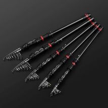 Jsfun carbon teleskop felsen angelrute 1,8 m 2,1 m 2,4 m 2,7 m 3,0 m ultra leichte rute köder karpfen angelrute ozean spinn rute