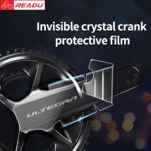 Road Bike Crank Protective Film Carbon Fiber Universal Crank Guards Protective Film Anti-collision Road Bicycle Crank Stickers