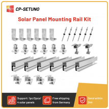 CP-SETUNO Solarpanel-Halterung, Füllschrauben aus Edelstahl mit Schienen, M10 x 200 mm, Schrauben für die Photovoltaik-Solarmontage, Hei