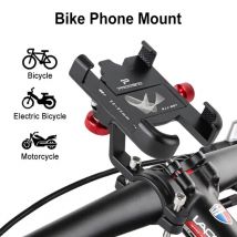 Fahrrad Telefon halter Aluminium legierung MTB Fahrrad Telefon halter Racks Motorrad Lenker halterung rutsch feste iPhone Clip zum Radfahren