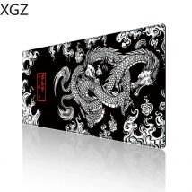 Großes japanisches Drachen-Gaming-Mauspad, XXL-Tastaturmaschine, Schreibtischunterlage auf dem Tisch, Geschwindigkeitsmatten, Animationsteppich, Gummiteppich, 40 x 90 cm