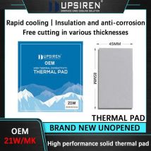 UPSIREN OEM 21W Tappetino termico Gesso siliconico Tappetino termico CPU GPU Tappetino di raffreddamento ad acqua 85x45mm Tappetino di raffreddamento del dissipatore di calore di alta qualità