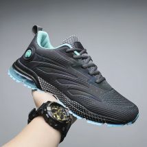 2024 neue Herren Luftkissen Sportschuhe dicke Sohle verschleiß feste atmungsaktive Laufschuhe Mode lässige rutsch feste Turnschuhe