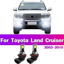 2x LED Car Fog Lights Lamp 9006 HB4 Auto Foglight Bulb For Toyota Land Cruiser 2003 2004 2005 2006 2007 2008 2009 2010 Accessory