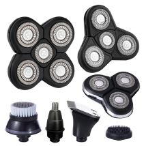 Testina di ricambio per rasoio elettrico Trimmer per naso Testa per tagliacapelli Spazzola per pulizia viso Spare 3D 4D 5D Rasoio galleggiante Testa per barba