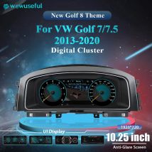 12.3 ''Lcd Digital Dashboard Cluster per VW Golf7 MK7 2013-2020 anni Ntg4.5 Auto Radio cruscotto Cockpit