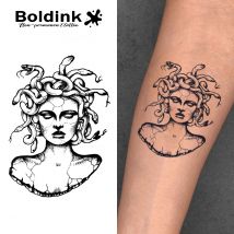 Boldink Gaze of Medusa Temporary Tattoo, hält bis 15 Tage, neue Technologie, magischer, wasserfester, semi-permanenter Aufkleber.