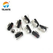10pcs Mouse switch three-legged handle wheel button left and right curved feet slight action switch 1A 125VAC