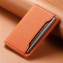 Denior geeignet für alle Handy hülle Ferrule, PU Leder zurück Aufkleber Einsatz Karten etui Karten halter