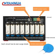 Relaismodul Steuermodul 8-Wege-SPS-Verstärkerplatine 12VDV24VDC 220V NPN/PNP Gemeinsamer 4/6/8/10/12 Kanal