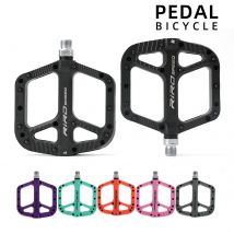 Fahrradpedal Nylonfaser Anti-Rutsch-MTB-Pedale Ultraleichte DU + Dichtungslager Fahrrad flache Plattform Großes Laufflächenpedal