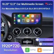 Ekran dotykowy Road Top do Mercedes Benz Klasy B/A W176 CLA GLA W246 NTG4.5 Multimedia GPS z Carplay Android Auto Odtwarzacz Samochodowy