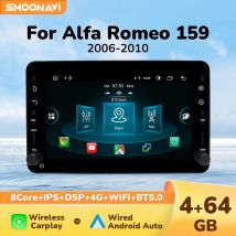 Lettore autoradio Wireless Carplay per Alfa Romeo 159 Brera Spider Sportwagon Android Audio Stereo GPS Wifi RDS Multimedia