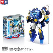 Auldey Offizielles Super Wings Transforming Robot Toys – Super Command Center Scene Spielset |   Geschenk zum Geburtstag von Jungen und Mädchen