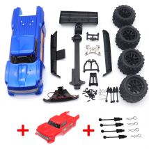 Monster Truck Modifizierte Karosserieräder im Maßstab 1:12, Upgrade-Teile-Set für Wltoys 124016 124017 124018 124019   RC Buggy Auto Hobby