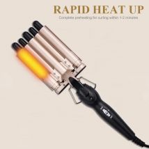 Salon Keramik Glasur 5 Barrel Haar Crimper schnell erhitzende Locken wickler Maschine 5 Fässer Lockens tab 13-16mm