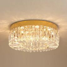 Gold Luxury Crystal Ceiling Lamp Living Room Modern Chandeliers Decoration Led Ceiling Lights Lighting Fixture Diameter 40 50cm